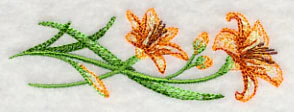 Delicate Daylilies Border 1 - Image 3