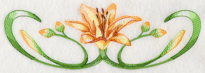 Delicate Daylilies Border 2 - Image 4
