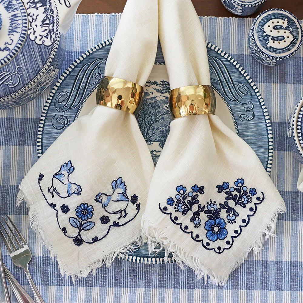 Delicate Delft Blue Corner - Chicken - Image 2