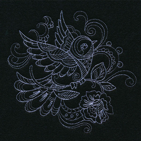 Delicate Doodle Bird (Vintage) - Image 3