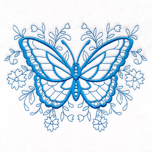 Delicate Doodle Butterfly - Image 2