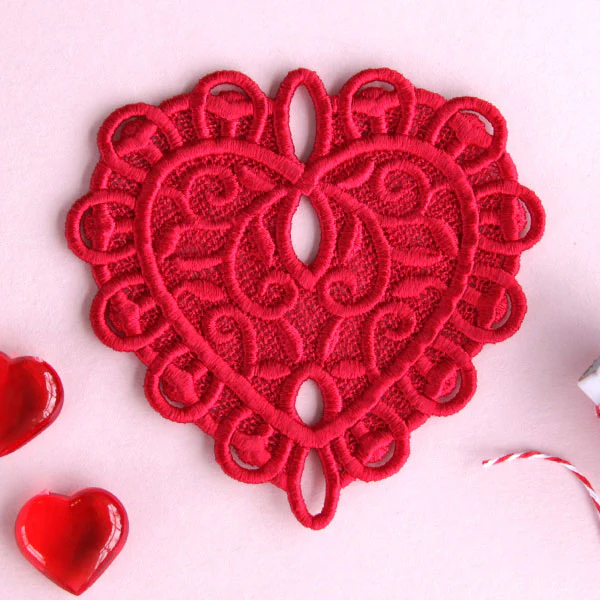 Delicate Filigree Heart (Lace) - Image 10