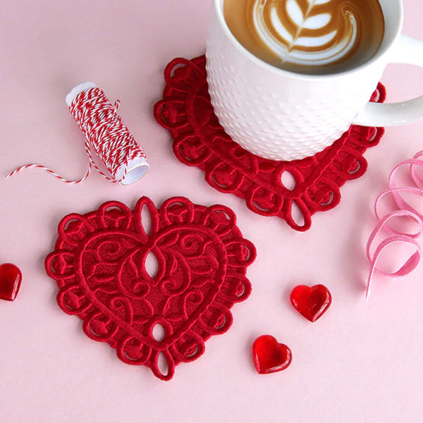 Delicate Filigree Heart (Lace) - Image 7