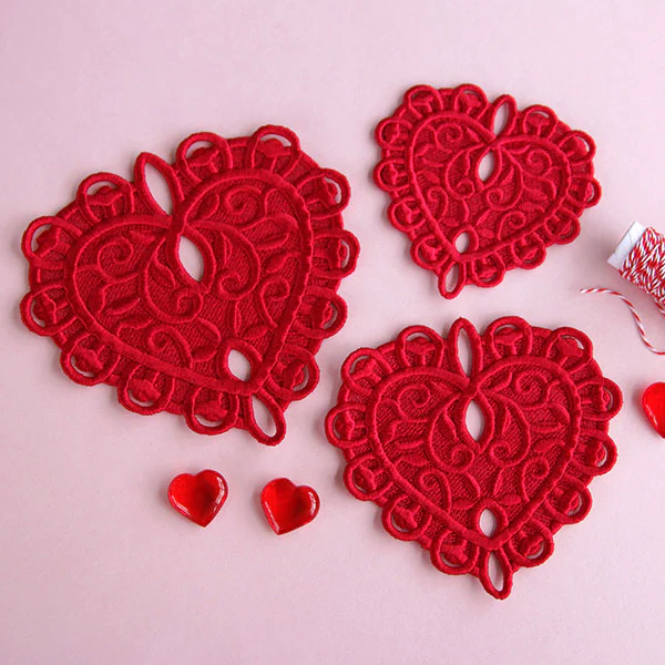 Delicate Filigree Heart (Lace) - Image 8