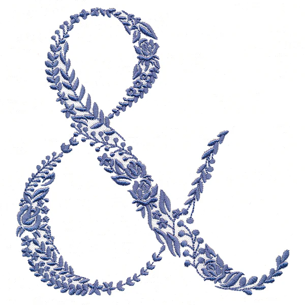 Delicate Floral Ampersand - Image 2