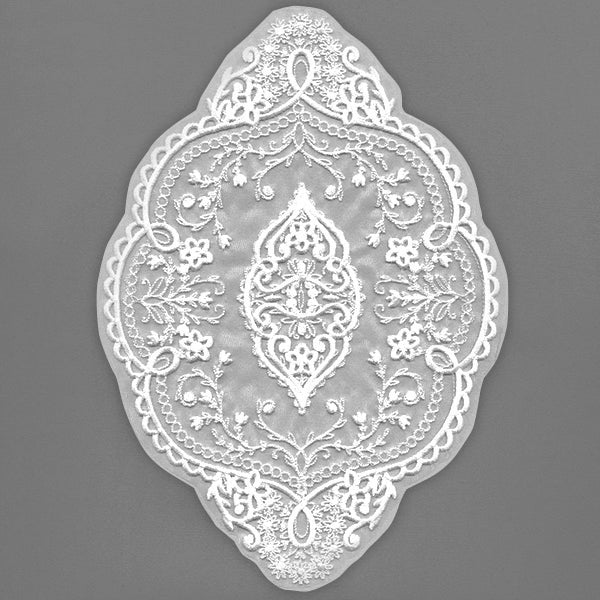 Delicate Floral Doily (Organza) - Image 9