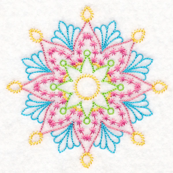 Delicate Floral Medallion (Vintage) - Image 5
