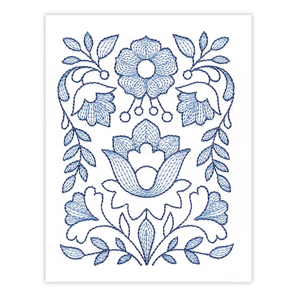 Delicate Folk Blooms (Cardstock) - Image 3
