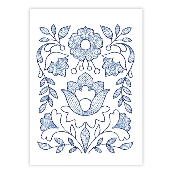 Delicate Folk Blooms (Cardstock) - Image 5