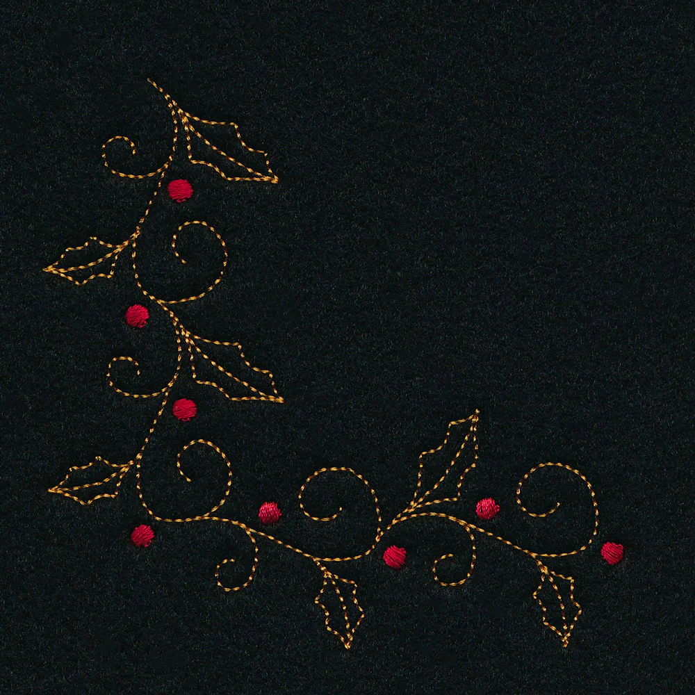 Delicate Holiday Corner - Holly - Image 2