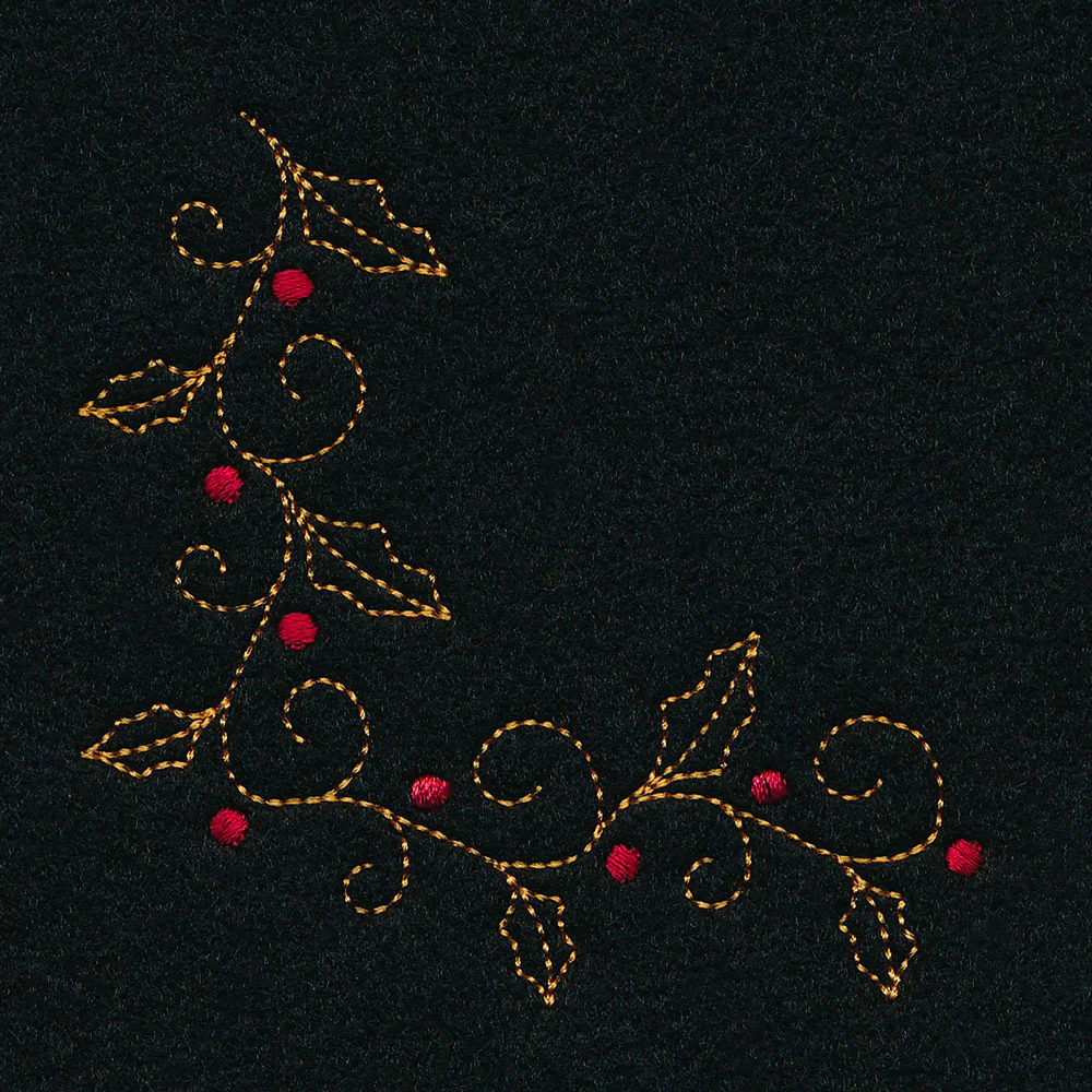Delicate Holiday Corner - Holly - Image 3
