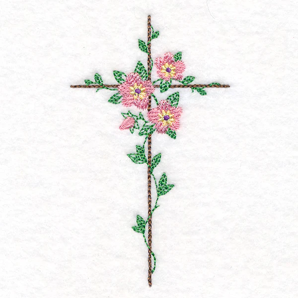 Delicate Lenten Rose Cross - Image 5
