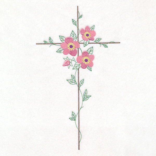 Delicate Lenten Rose Cross - Image 6