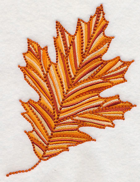 Delicate Red Oak Leaf - Image 2