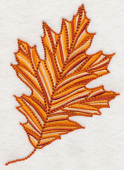 Delicate Red Oak Leaf - Image 3