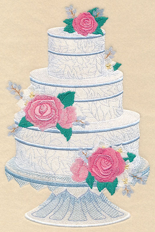 Delicate Roses Cake - Image 5