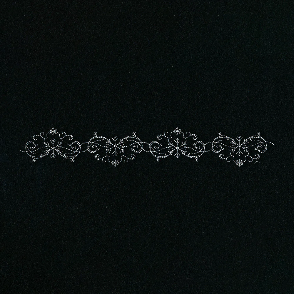 Delicate Snowflake Border 2 - Image 5