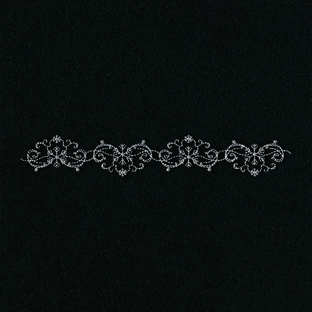 Delicate Snowflake Border 2 - Image 7