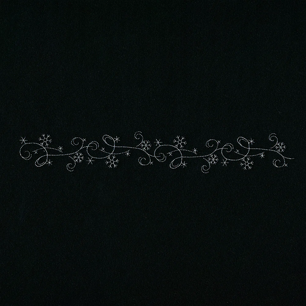 Delicate Snowflake Border 3