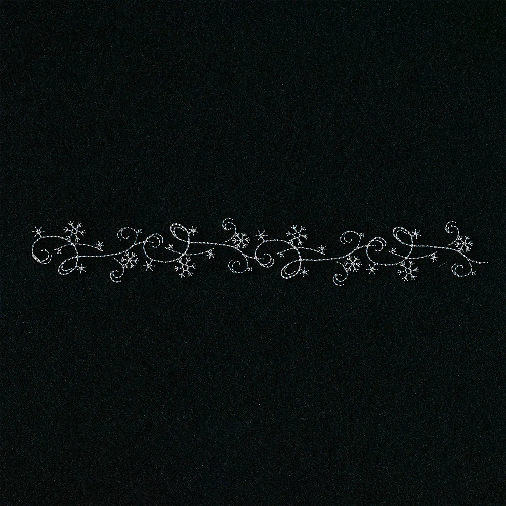 Delicate Snowflake Border 3 - Image 3