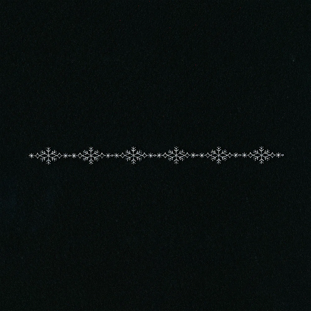Delicate Snowflake Border 4 - Image 2