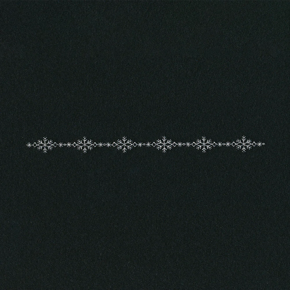 Delicate Snowflake Border 4 - Image 4