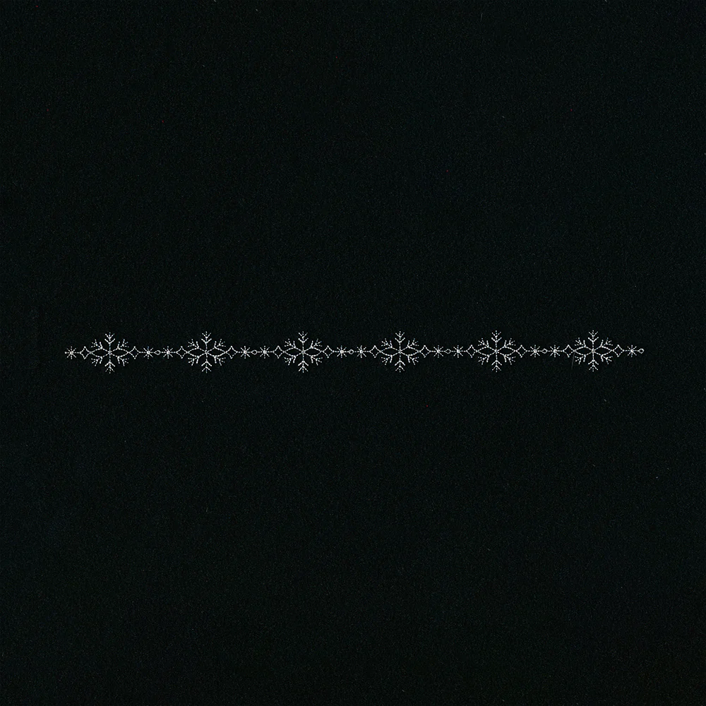 Delicate Snowflake Border 4 - Image 5