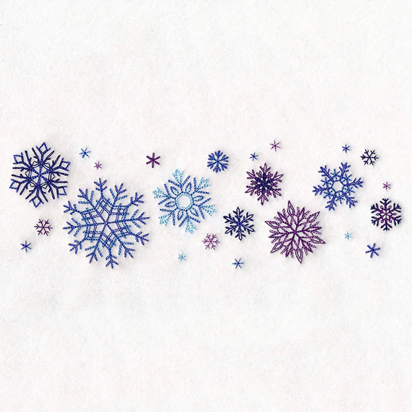 Delicate Snowflakes Border - Image 5