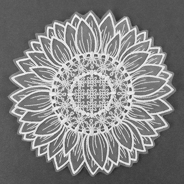 Delicate Sunflower Doily (Organza) - Image 5