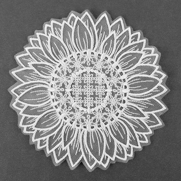 Delicate Sunflower Doily (Organza) - Image 7