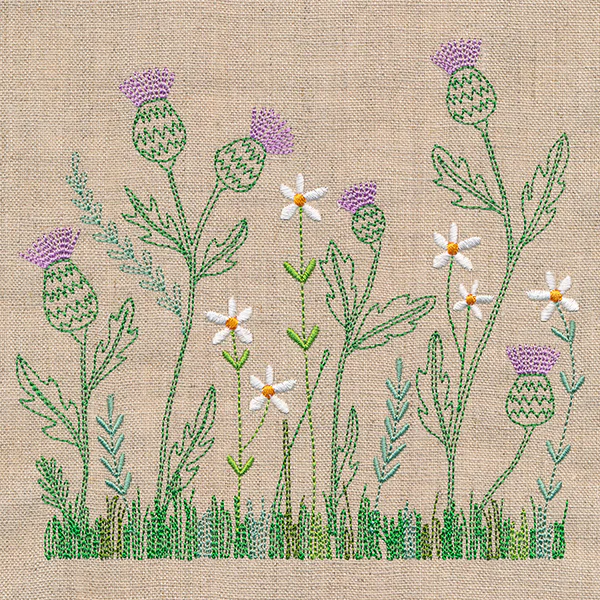Delicate Thistle in Bloom - Image 2