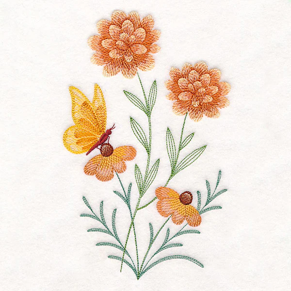 Delicate Treasures in Orange - Image 3