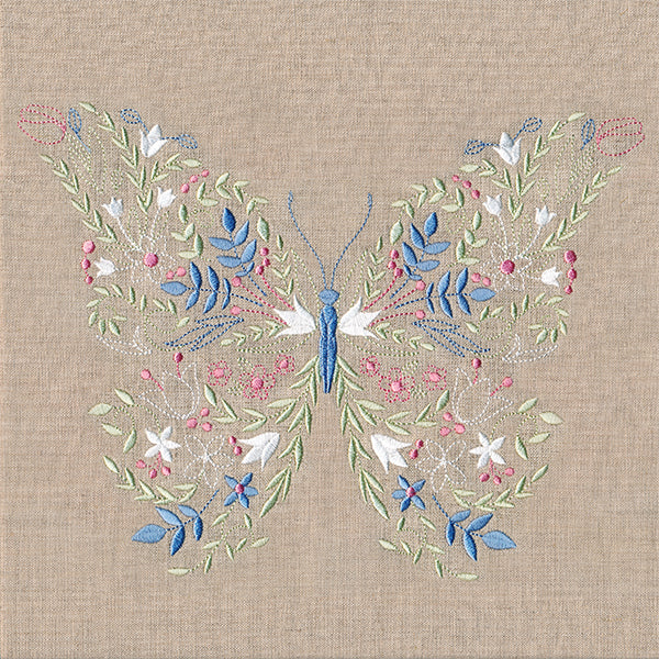 Delicate Wildflower Butterfly