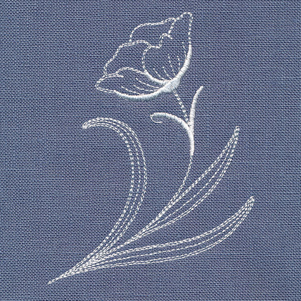 Delicate Wildflower Flourish (Whitework) - Image 15