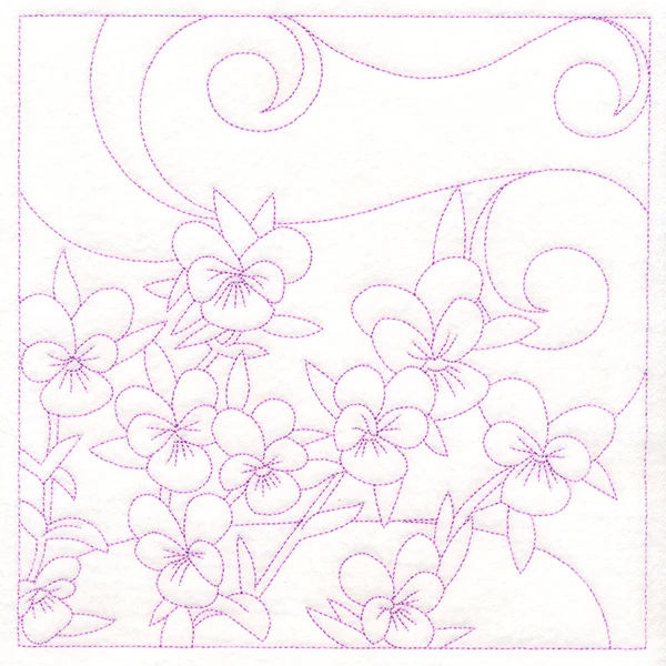 Delicate Wildflowers - Johnny Jump Ups - Image 6