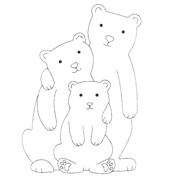 Delightful Bear Family - Image 5