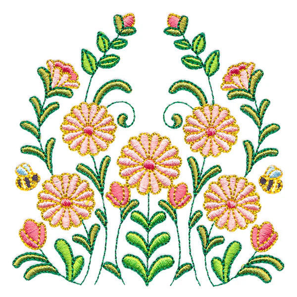 Delightful Blooms and Bees
