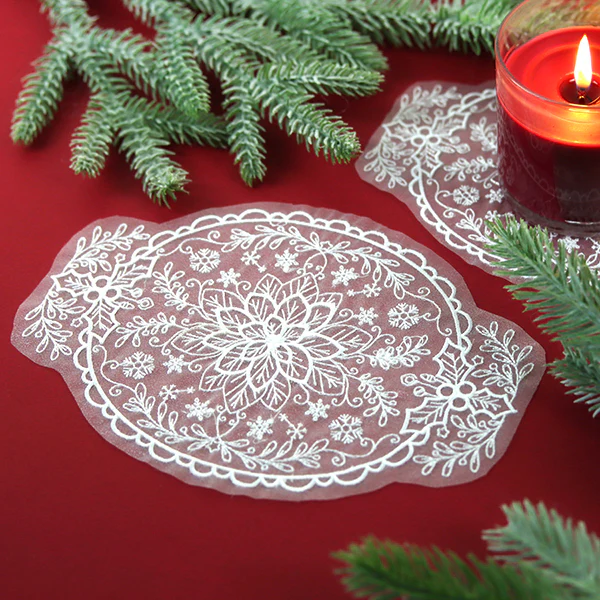 Delightful Christmas Doily (Organza) - Image 9