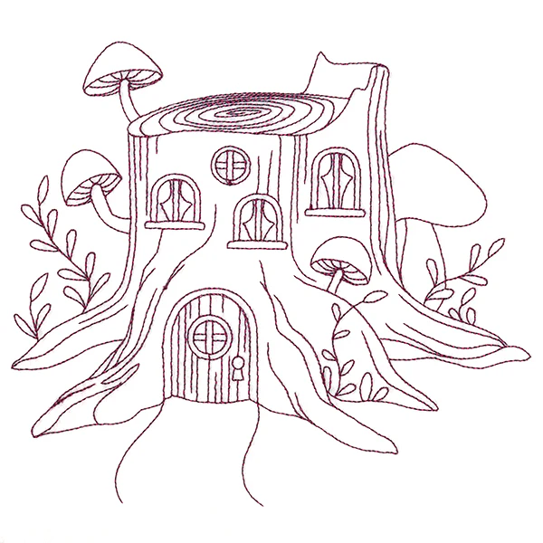 Delightful Gnome Homes - Tree Stump