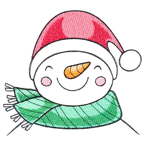 Delightful Snowman Pocket Peeker - Image 7