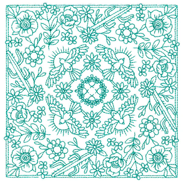 Desert Birds & Botanicals Bandana Square - Image 4