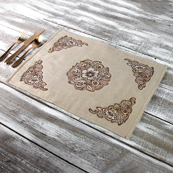 Desert Primrose Pillow Corner (Trapunto) - Image 2