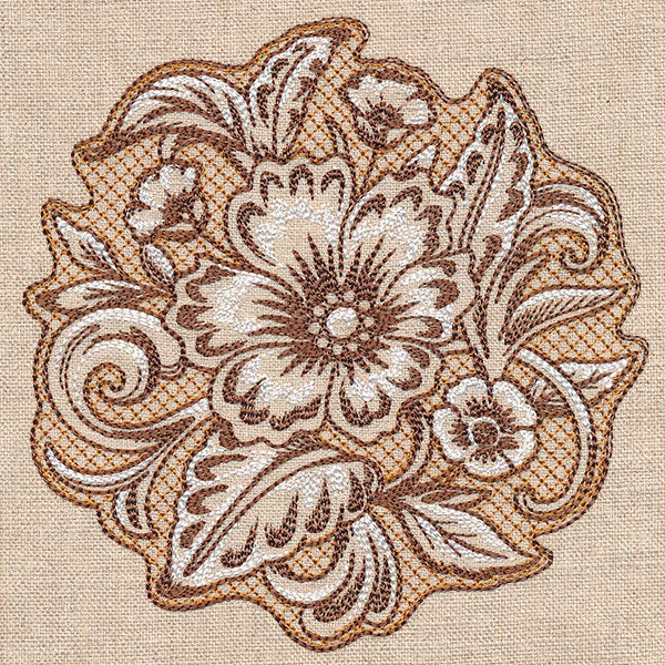 Desert Primrose Pillow Feature (Trapunto) - Image 7