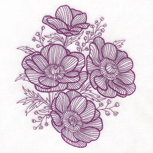 Dimension in Contour Anemone Bouquet - Image 2