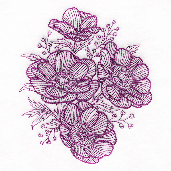 Dimension in Contour Anemone Bouquet - Image 3