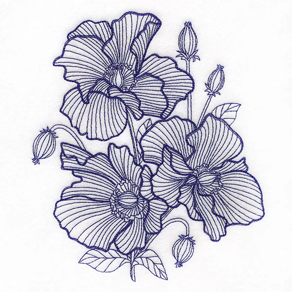 Dimension in Contour Poppy Bouquet - Image 2