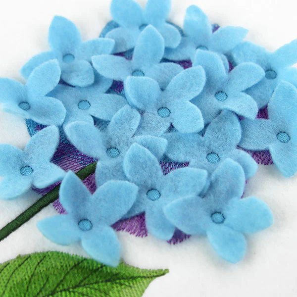 Dimensional Petals Hydrangea (Applique) - Image 6