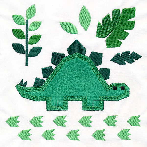 Dinos for Days - Stegosaurus (Applique) - Image 3
