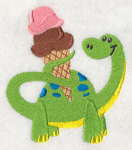 Dinosaur and Ice Cream Cone - Image 2