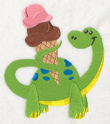 Dinosaur and Ice Cream Cone - Image 3